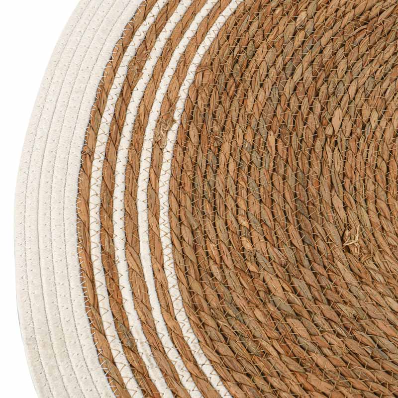 Tapis 'Evasion côtière' rond
