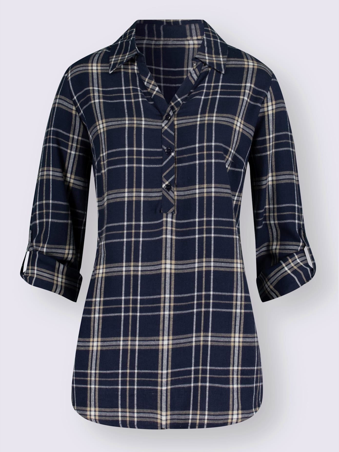 Chemisier en flanelle pur coton