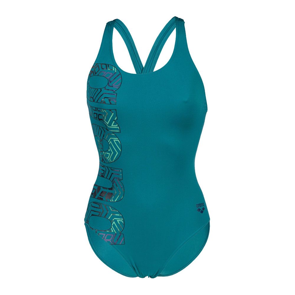 Arena KIKKO PRO V BACK - Maillot de bain 1 pièce Femme green lake/navy