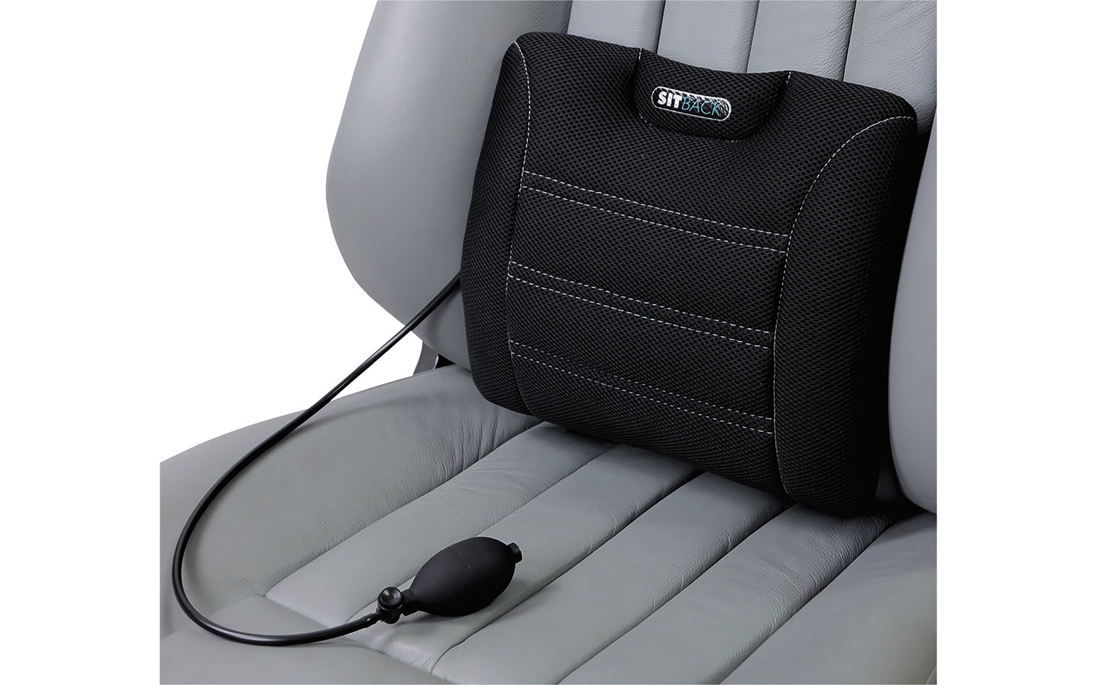 Sitback Air Living Fahrzeug Rückenkissen 31 x 26 cm Grau