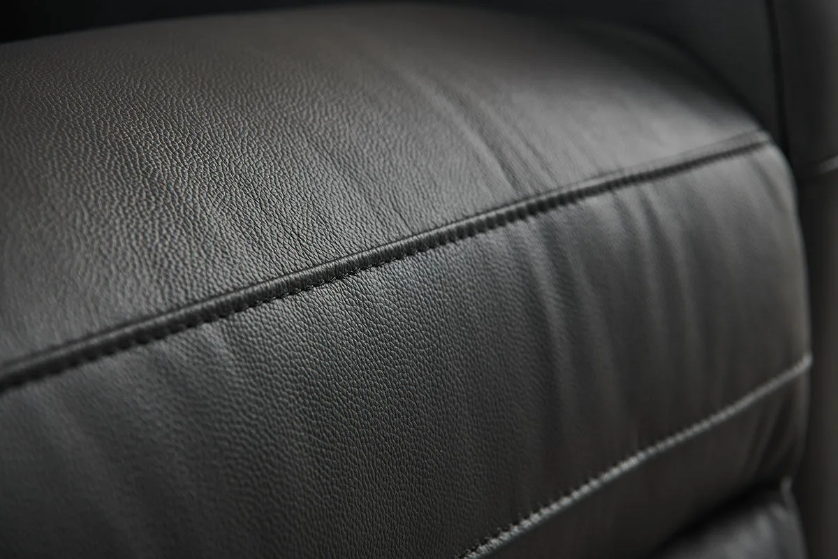 Lumene Hollywood Luxury III Love Chair Noir (2 places, cuir véritable) Fauteuils cinéma
