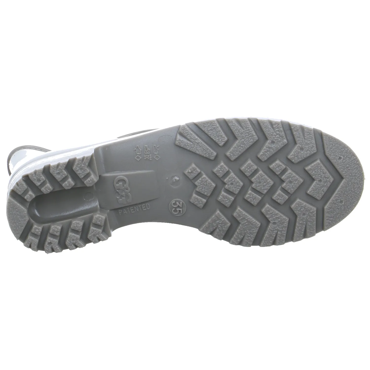 Damen-Gummistiefel Beige Synthetik