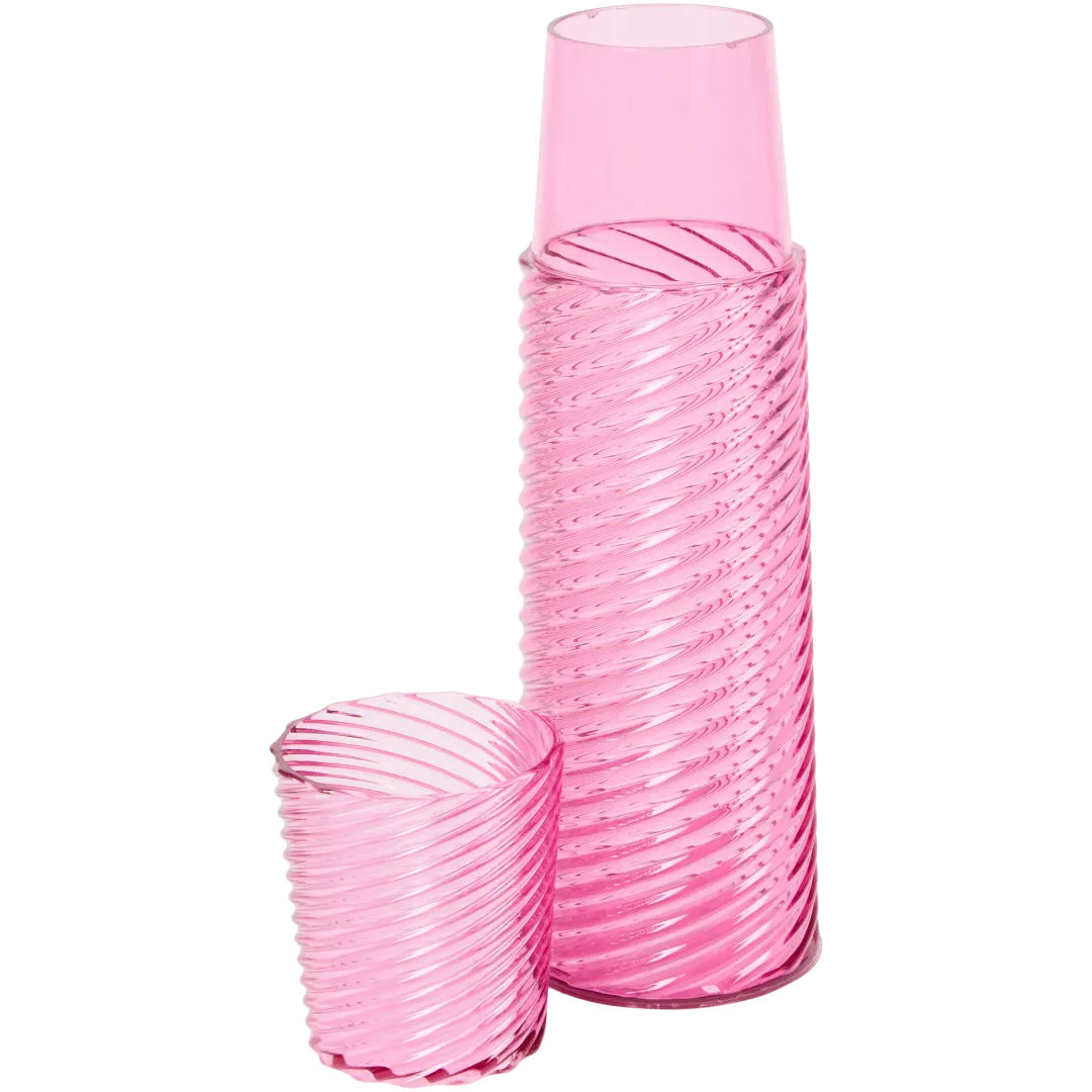 Carafe avec verre