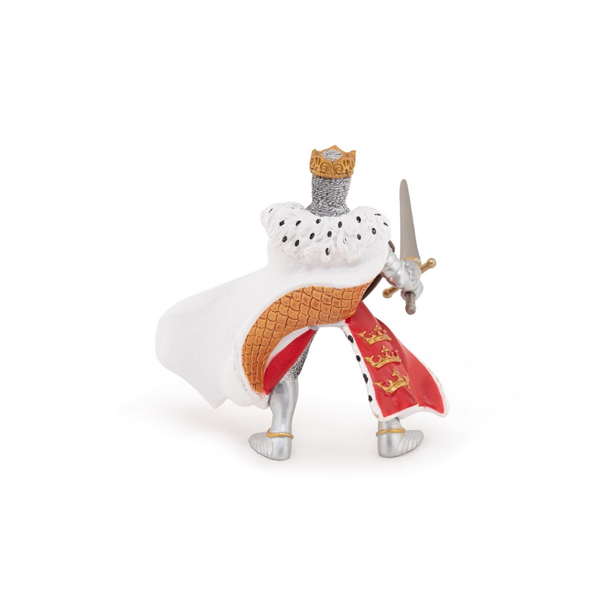 Figurine Roi Arthur rouge