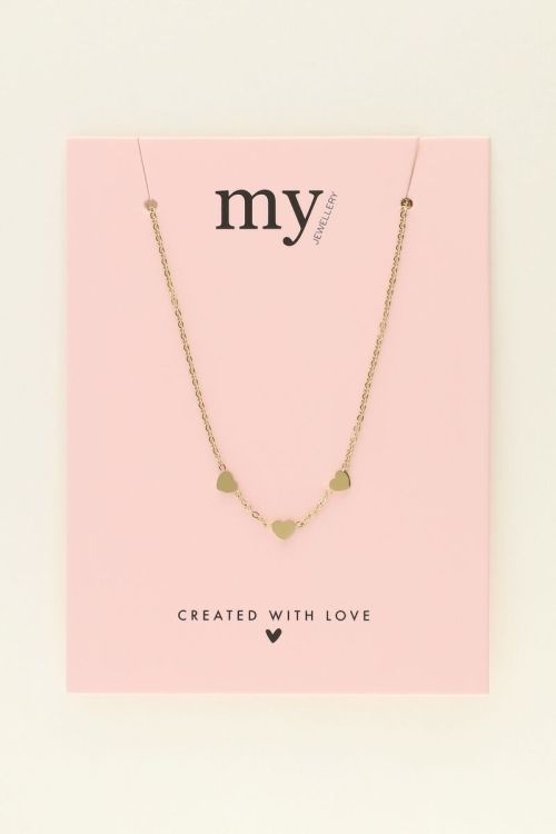 Ketting drie hartjes