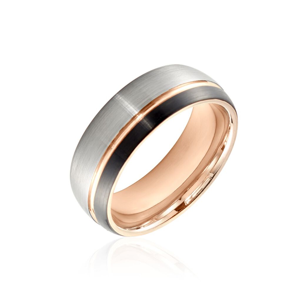 Bague Acier Gris Thibault