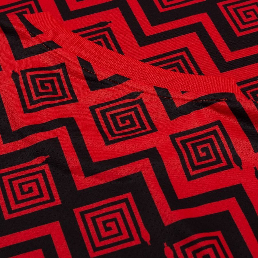 Égypte T-shirt d'Entraînement Avant-Match Africa Cup of Nations 2025 - Rouge/Noir