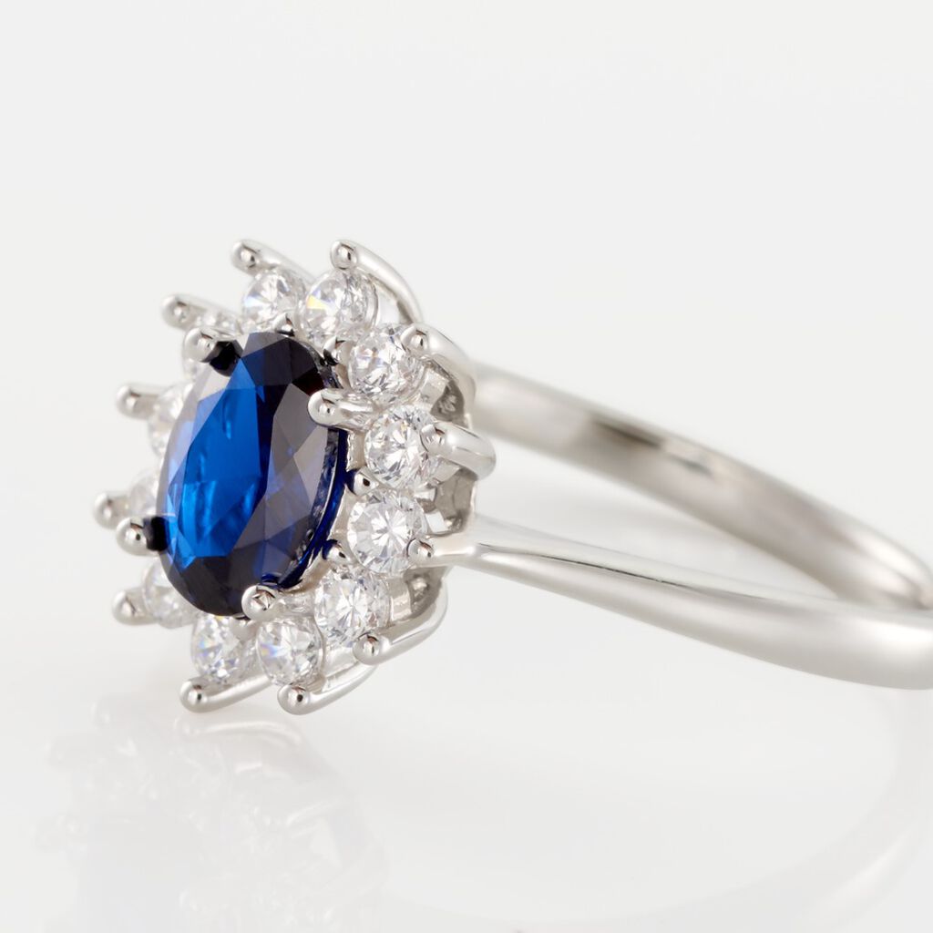Bague Perez Argent Blanc Oxyde De Zirconium