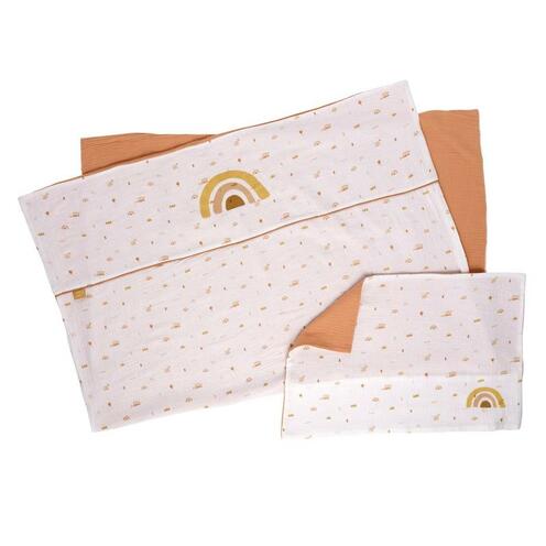 Housse de couette 100x135 cm + taie 60x40 cm SUNLIGHT - SAUTHON Baby déco