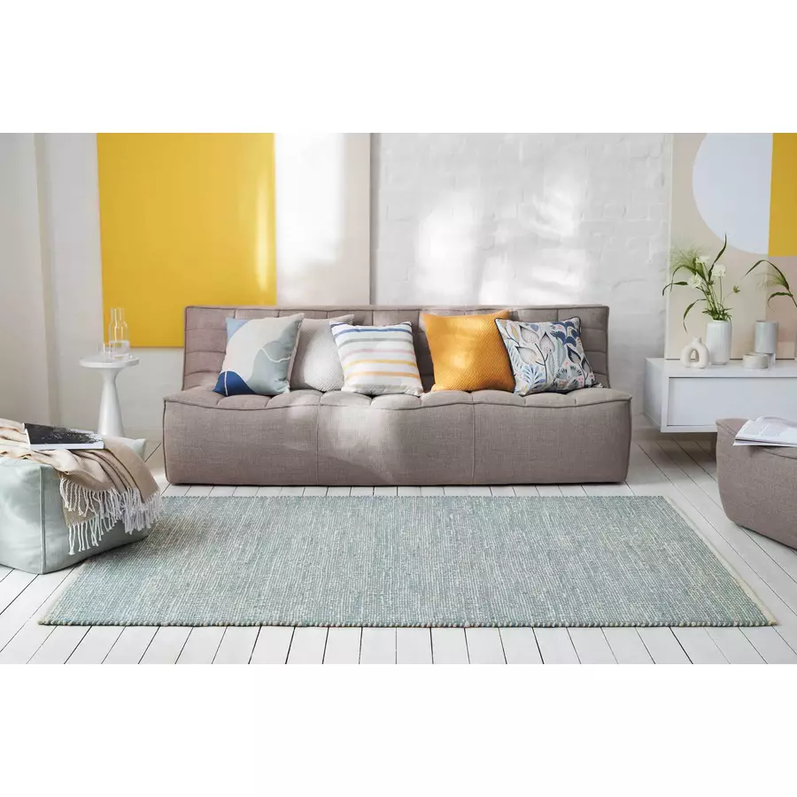 Esprit Kelim Teppich Gobi mintgrün beige