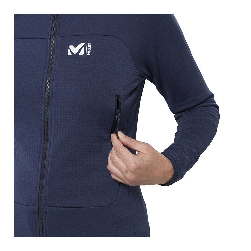 Millet FUSION GRID - Polaire Femme saphir