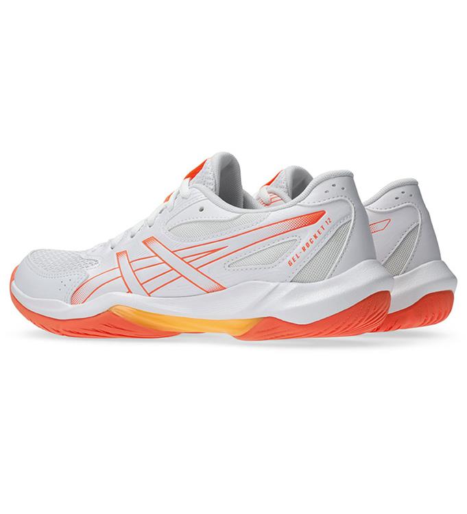 ASICS GEL-ROCKET 12 1072A119 WHITE-VIVID-CORAL