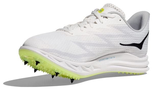 Chaussures Athlétisme Hoka One One Crescendo MD Blanc Jaune Unisex