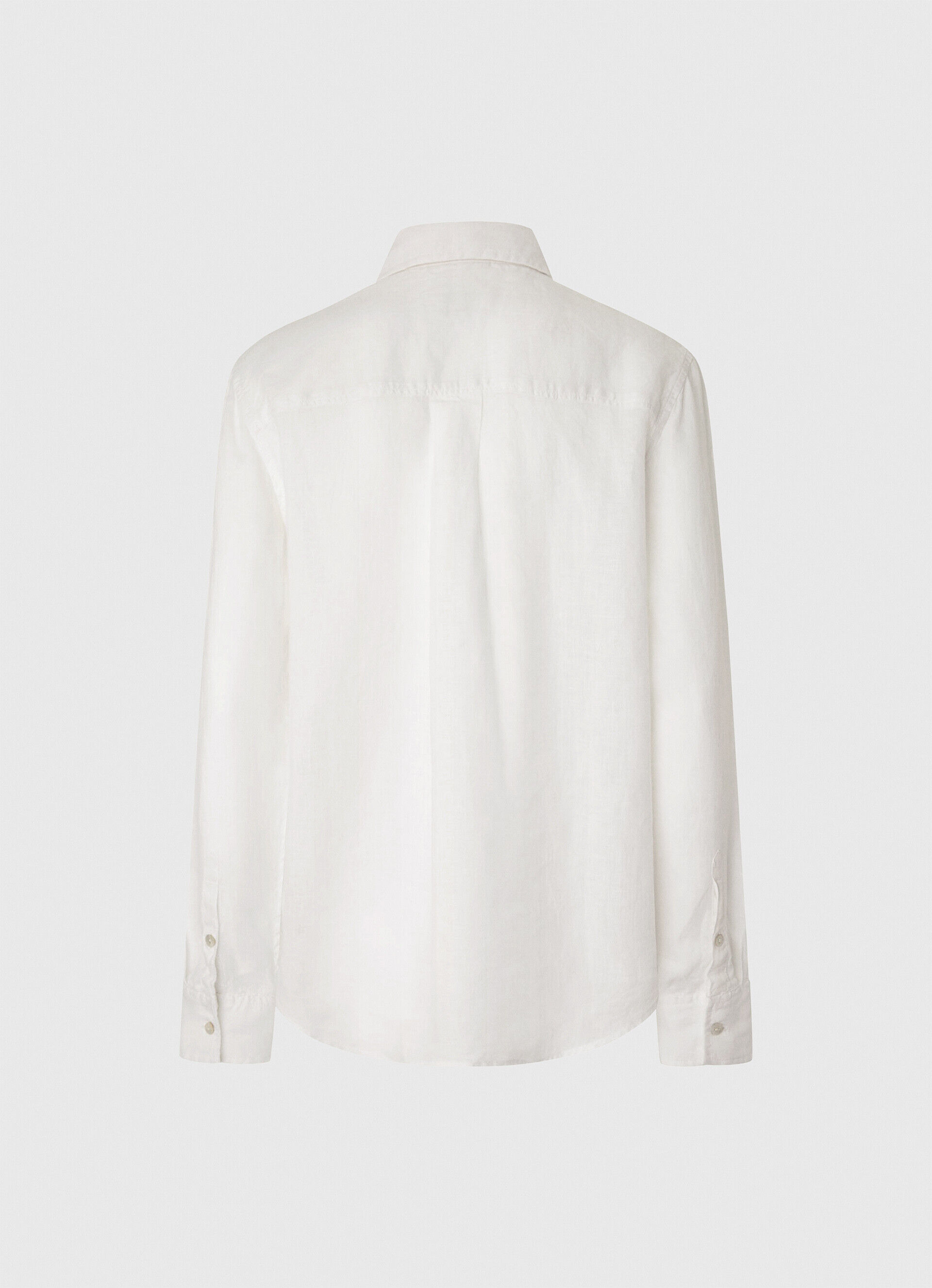 CAMISA FIT REGULAR CON LINO LISA - white