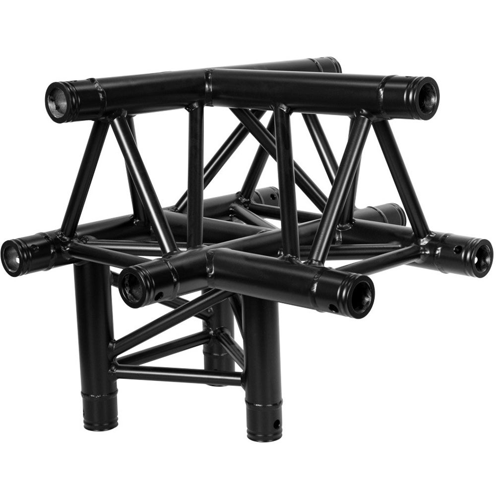 Duratruss DT 33/2-T43-TU t-stuk + omhoog - mat zwart