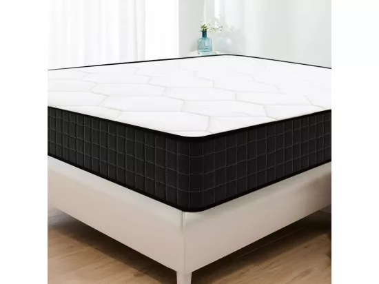 Ensemble Matelas et Couette et Oreiller - Matelas 90x190x15cm + Couette 140x200cm + Oreiller 60x60cm (Matelas+Couette+Oreiller, tous dans un colis)