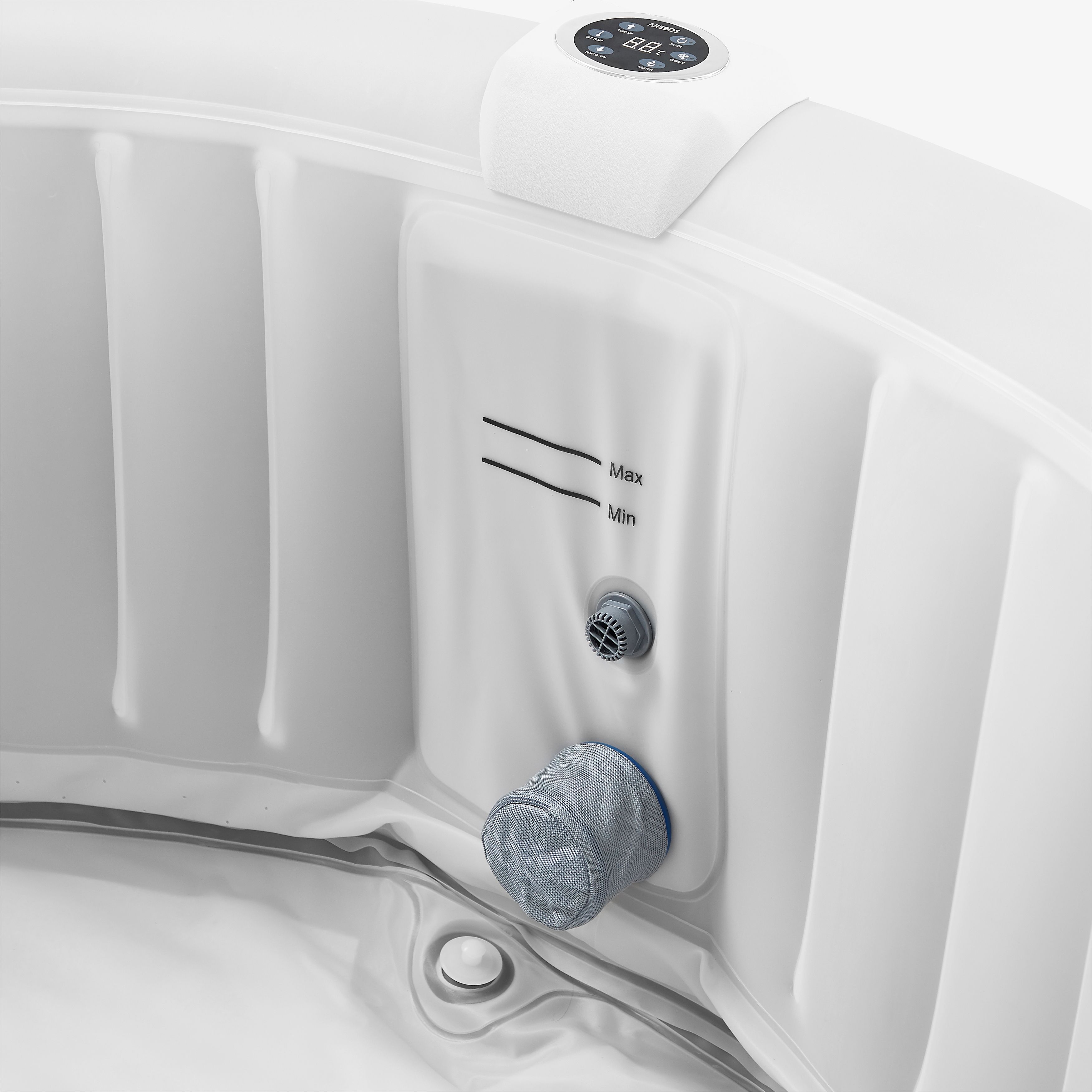 Spa Pool Sontorini rund 2.08m mit LED