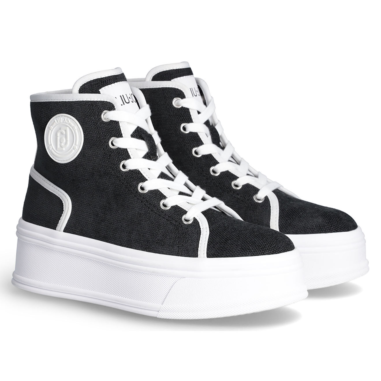 Liu-Jo Sneakers Maora noir/blanc - Talon 5 cm