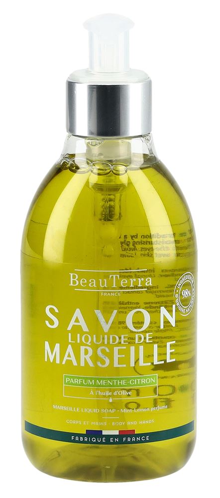 BEAUTERRA Flüssigseife Marseille liq Minze Zitrone Fl 300 ml