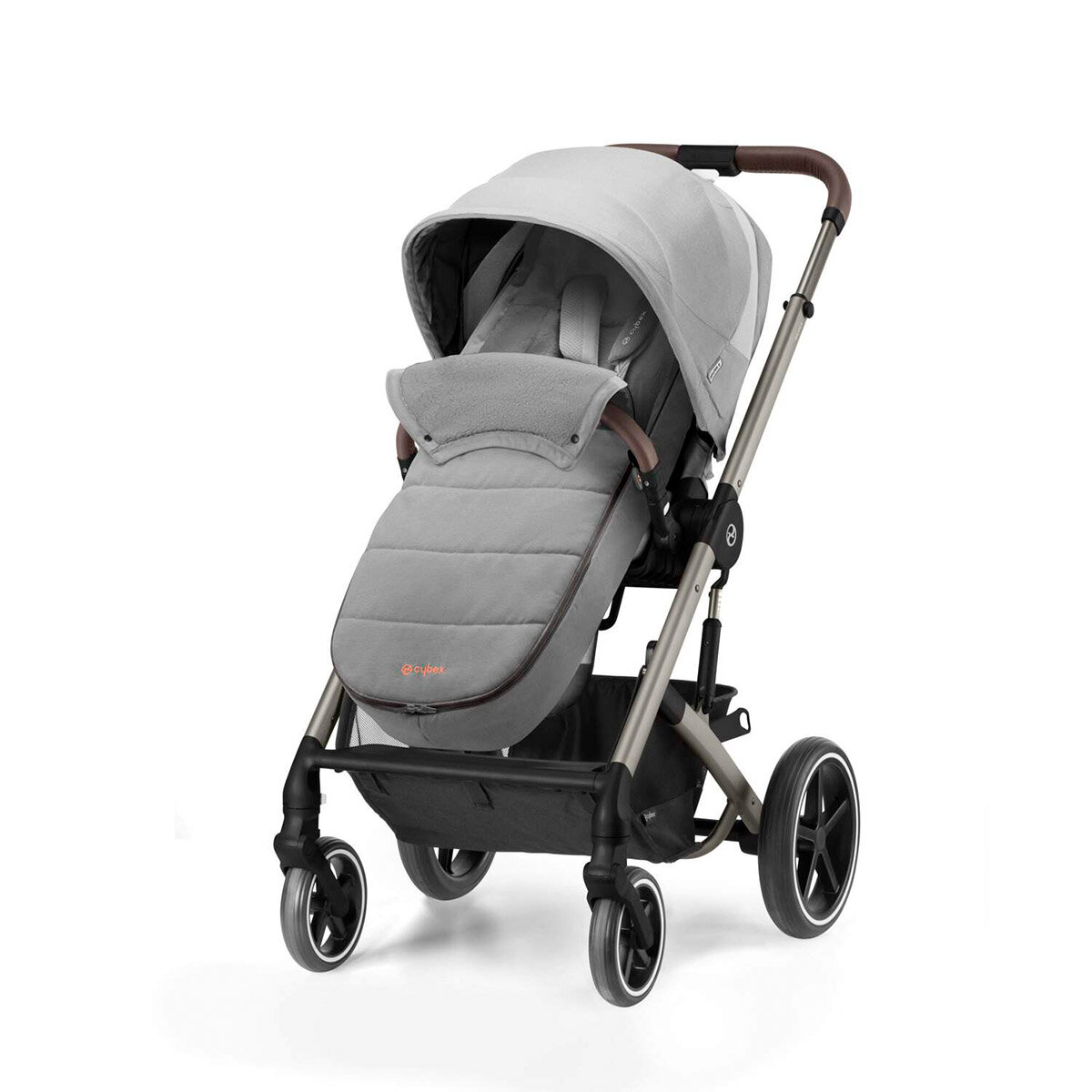 Cybex Cybex Gazelle S | 6in1 Set | Einzel- oder Geschwisterwagen | Lava Grey