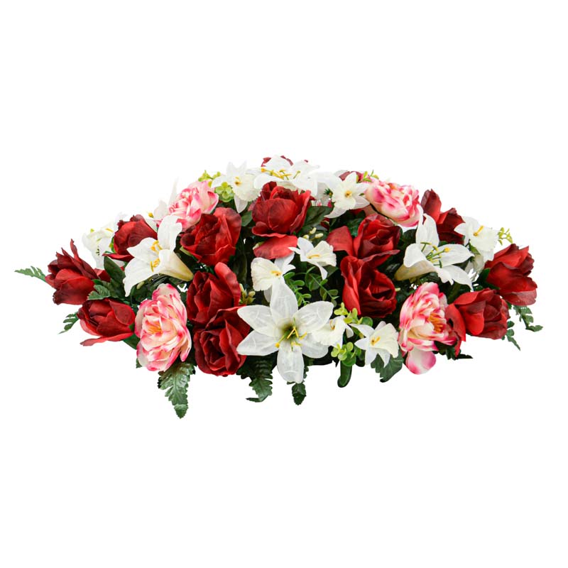 Gerbe de roses lys et pivoines