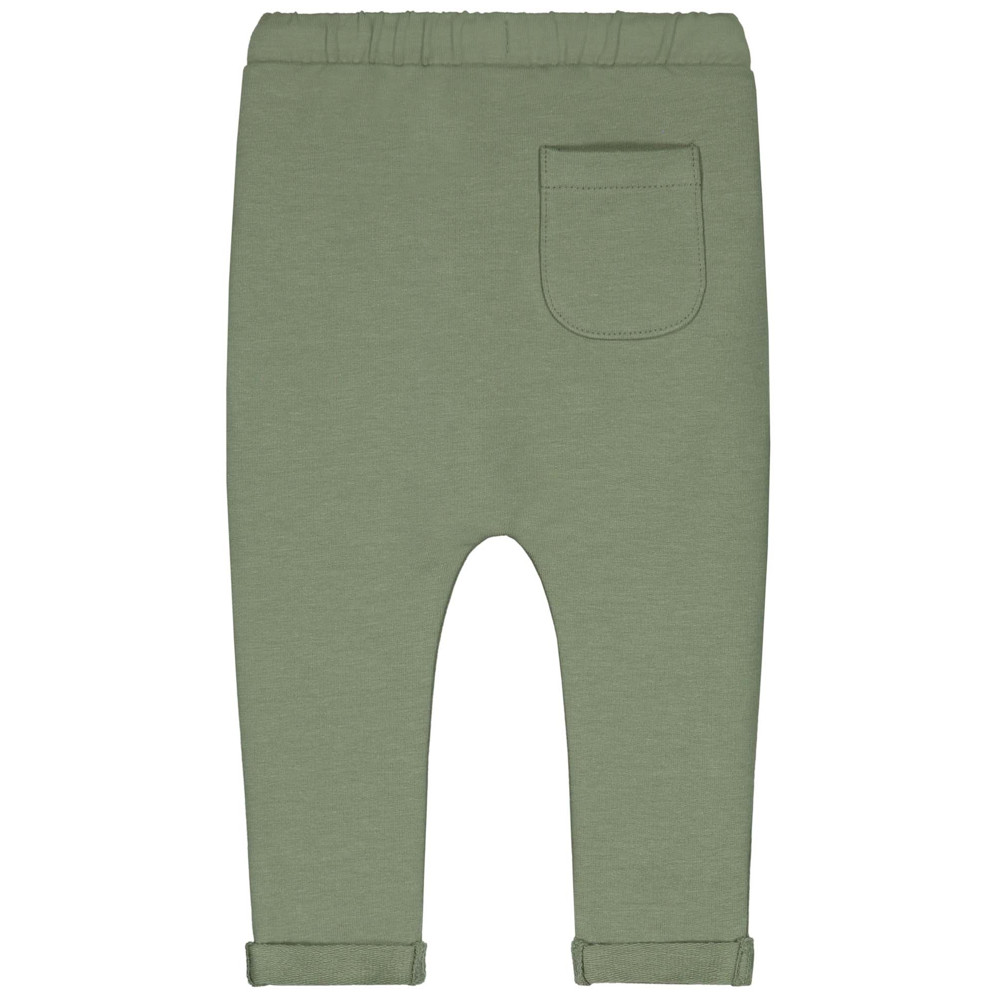 Prénatal peuter broek  effen groen