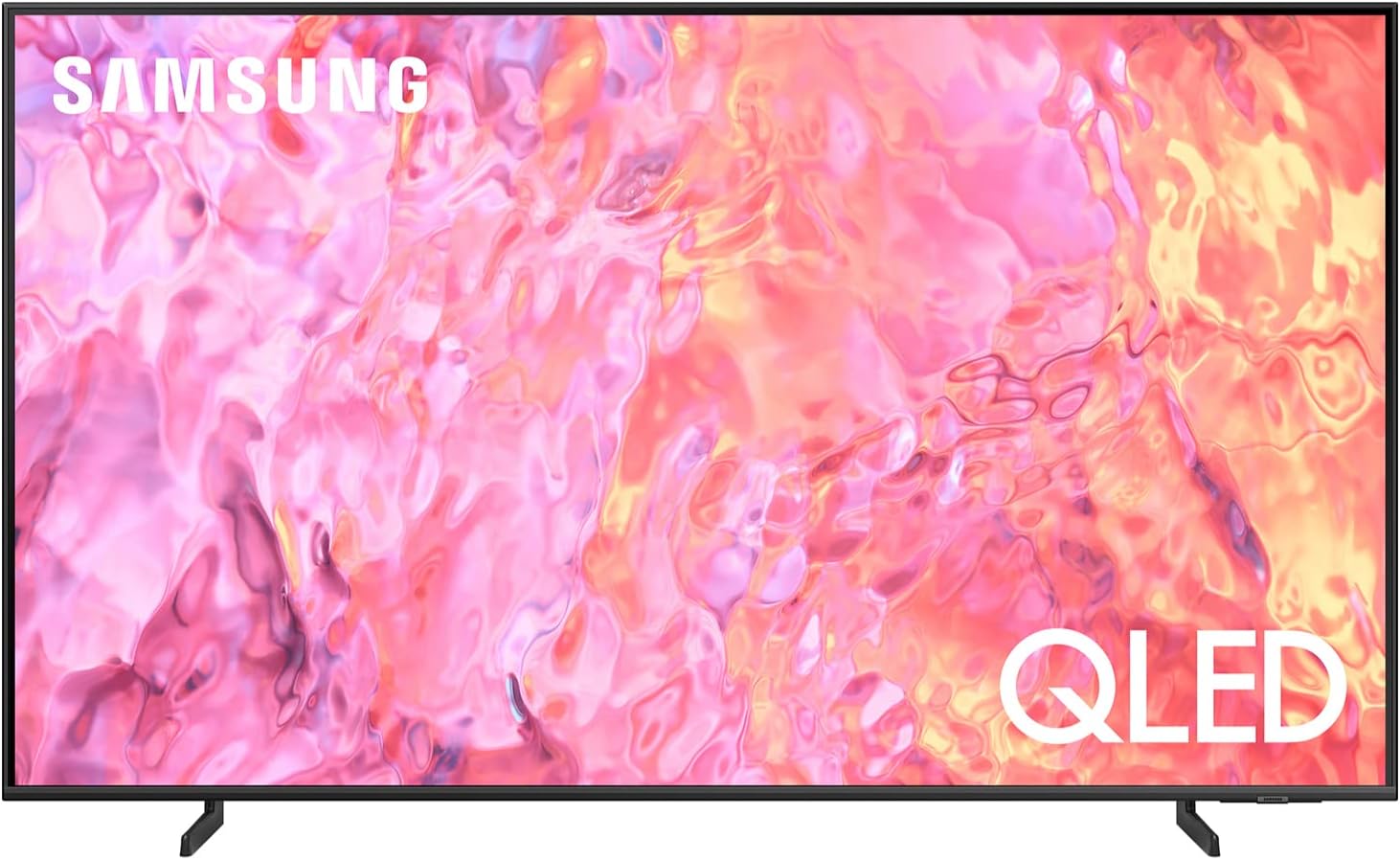 Samsung QLED 4K Série Q60C de 32 polegadas com Quantum HDR, Dual LED, Object Tracking Sound Lite, Q-Symphony, Motion Xcelerator, Gaming Hub, Smart TV com Alexa integrada (QN32Q60C, modelo 2023), Cinza Titânio