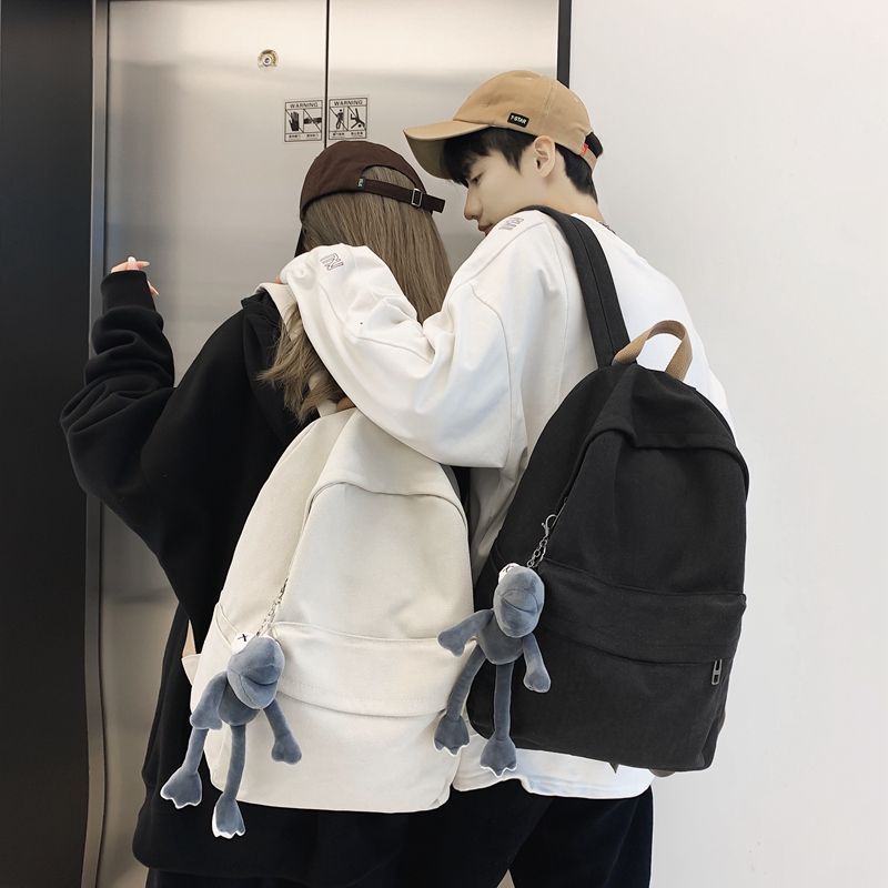 Bolso - Effen Canvas Rugzak