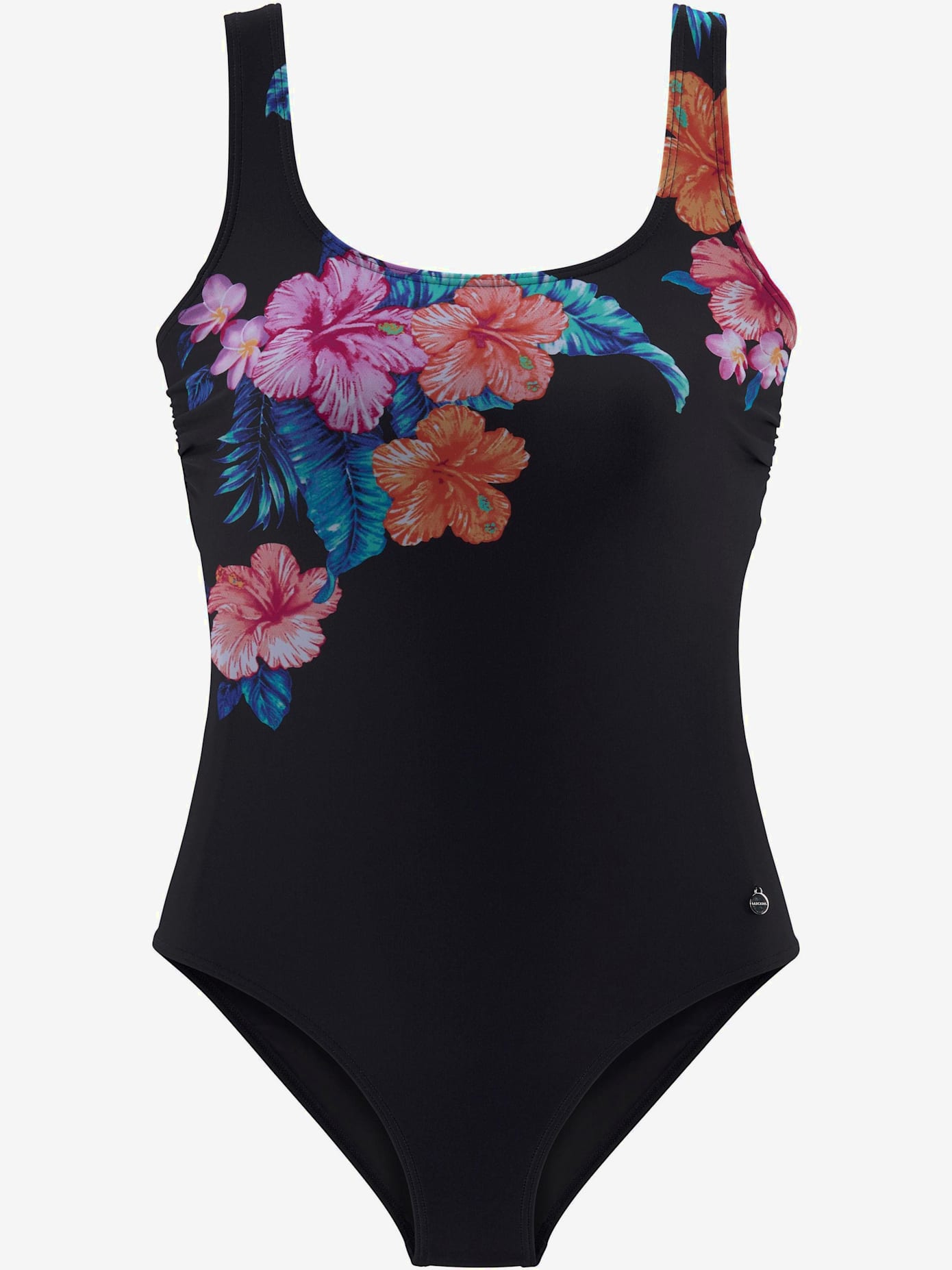 Maillot de bain imprimé floral plaqué devant