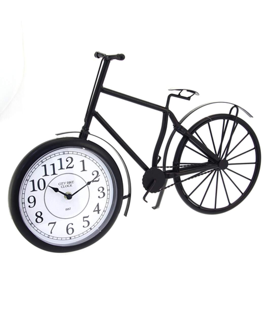 Pendule décorative Vélo - L. 49 cm - Métal