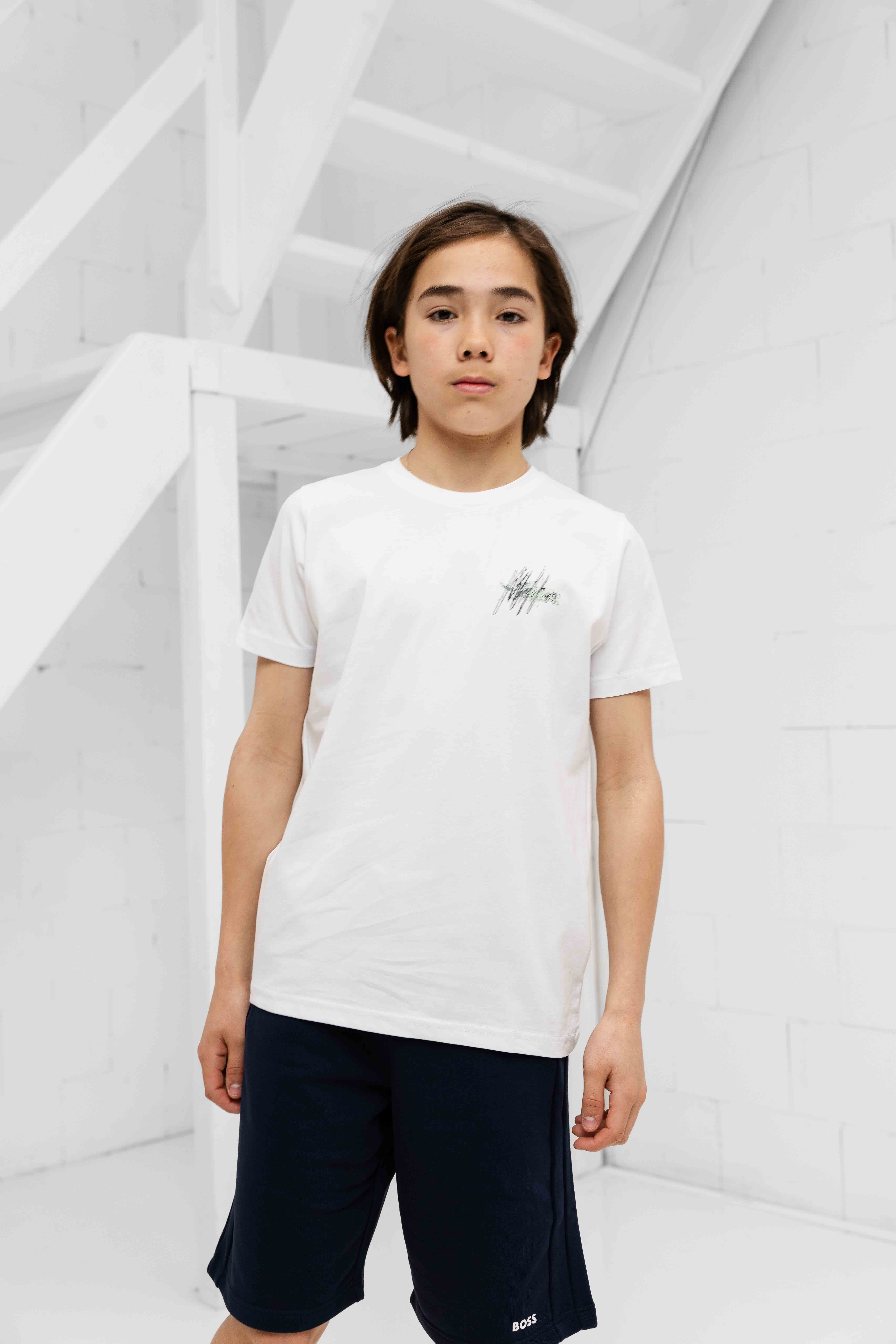 Malelions Splash T-Shirt Kids Wit