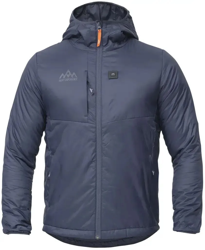 Heat Experience Men's HeatX Heated Hybrid Jacket Navy Blue