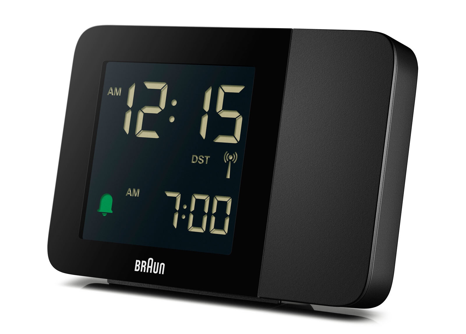 BRAUN Funkwecker 13 cm schwarz