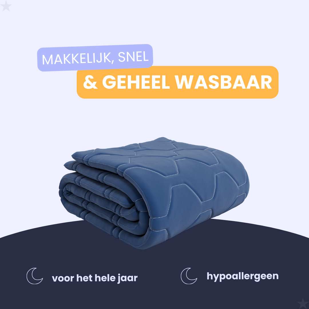HappyBed Navy All year dekbed -  160x200 cm