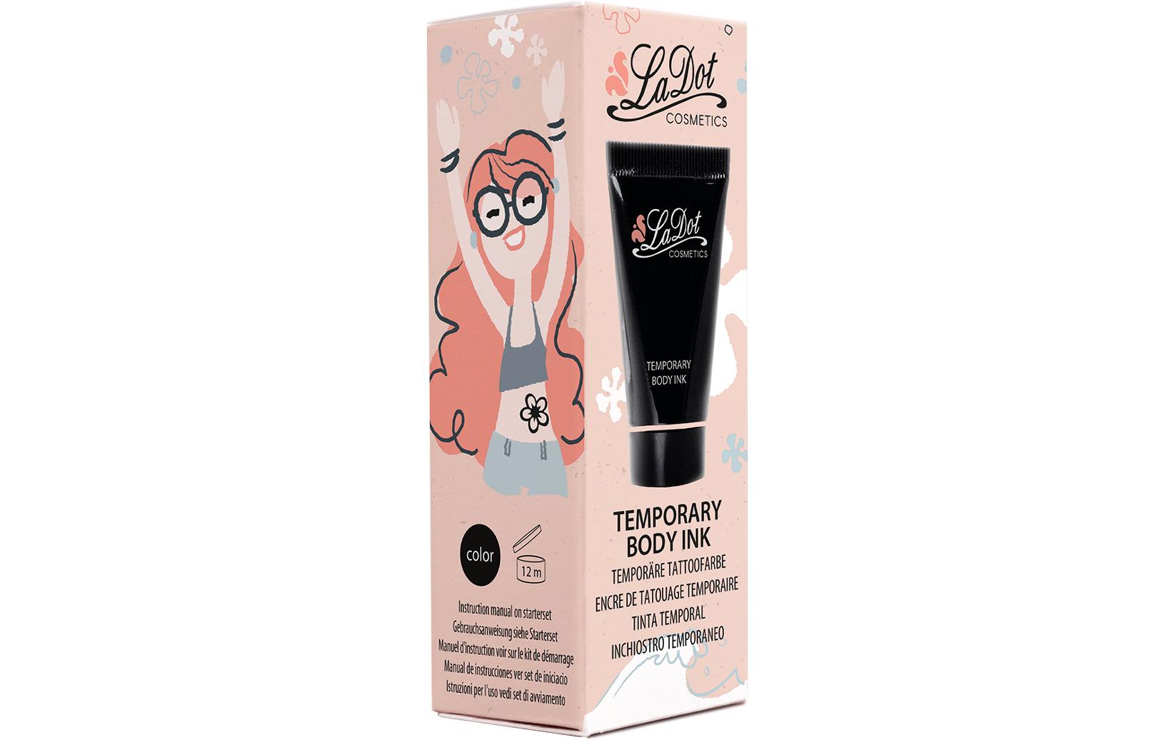 Effektschminke Body ink Schwarz, 15 mlBody Tinte für das perfekte Outdoor-Make-Up