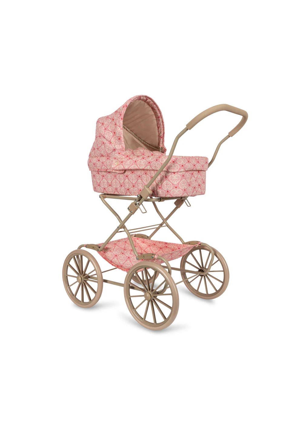 dukkebarnevogn - lacy pink - OS