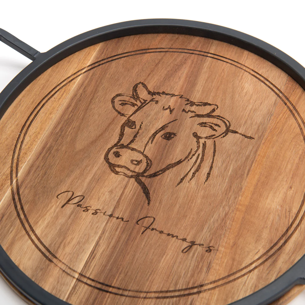 Plateau rond en bois Dolly Amadeus