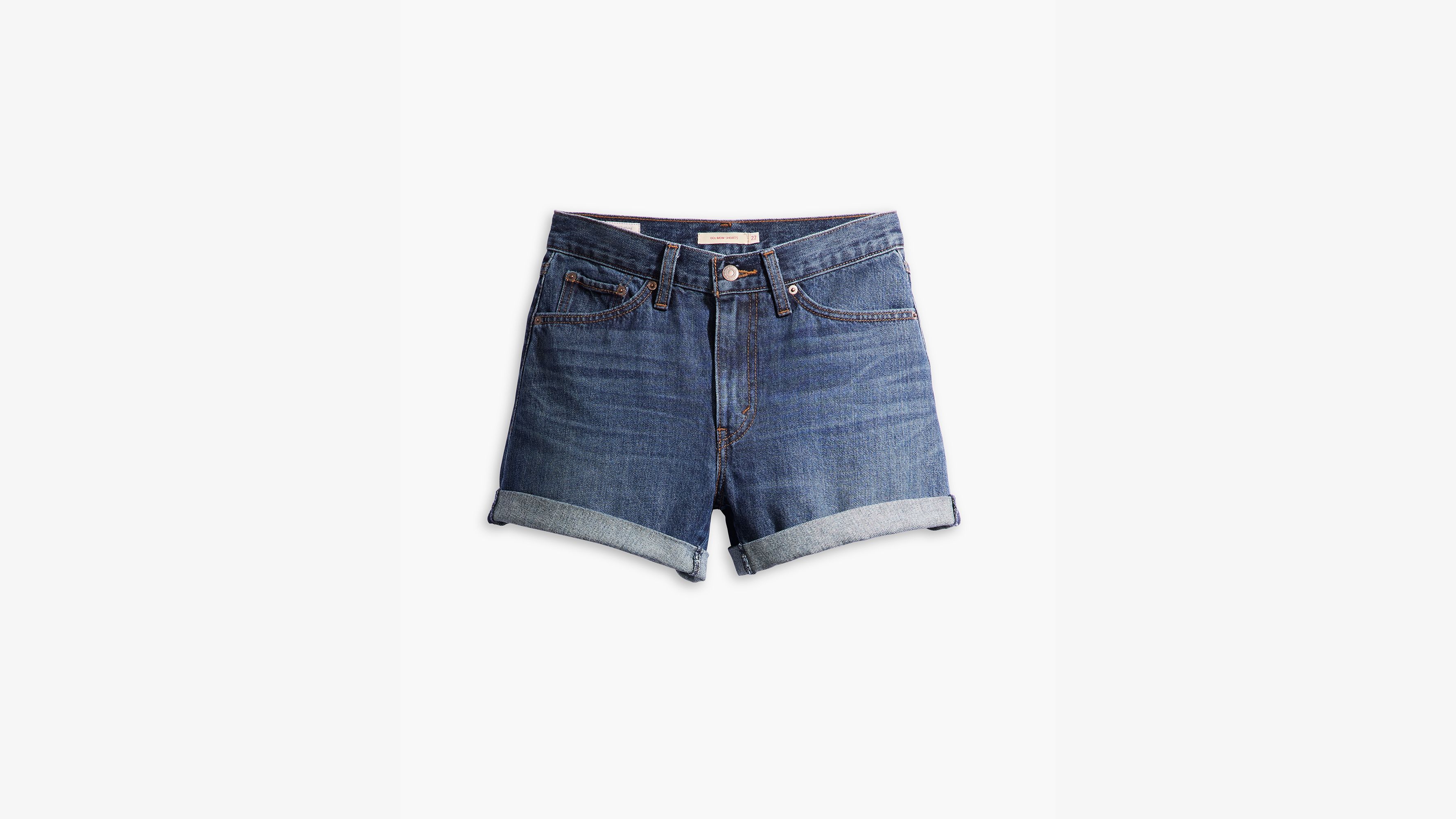 Short Mom ’80 - Taking The Stairs - Bleu