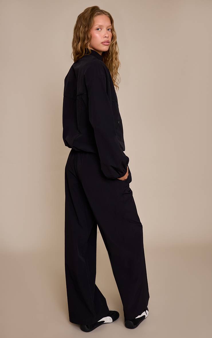 Noir Pantalon De Jogging À Bandes Coquille