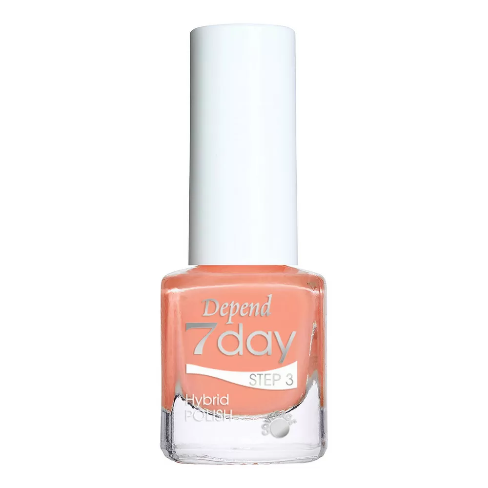 Depend 7day Hybrid Polish Orange 7321 - 5 ml.