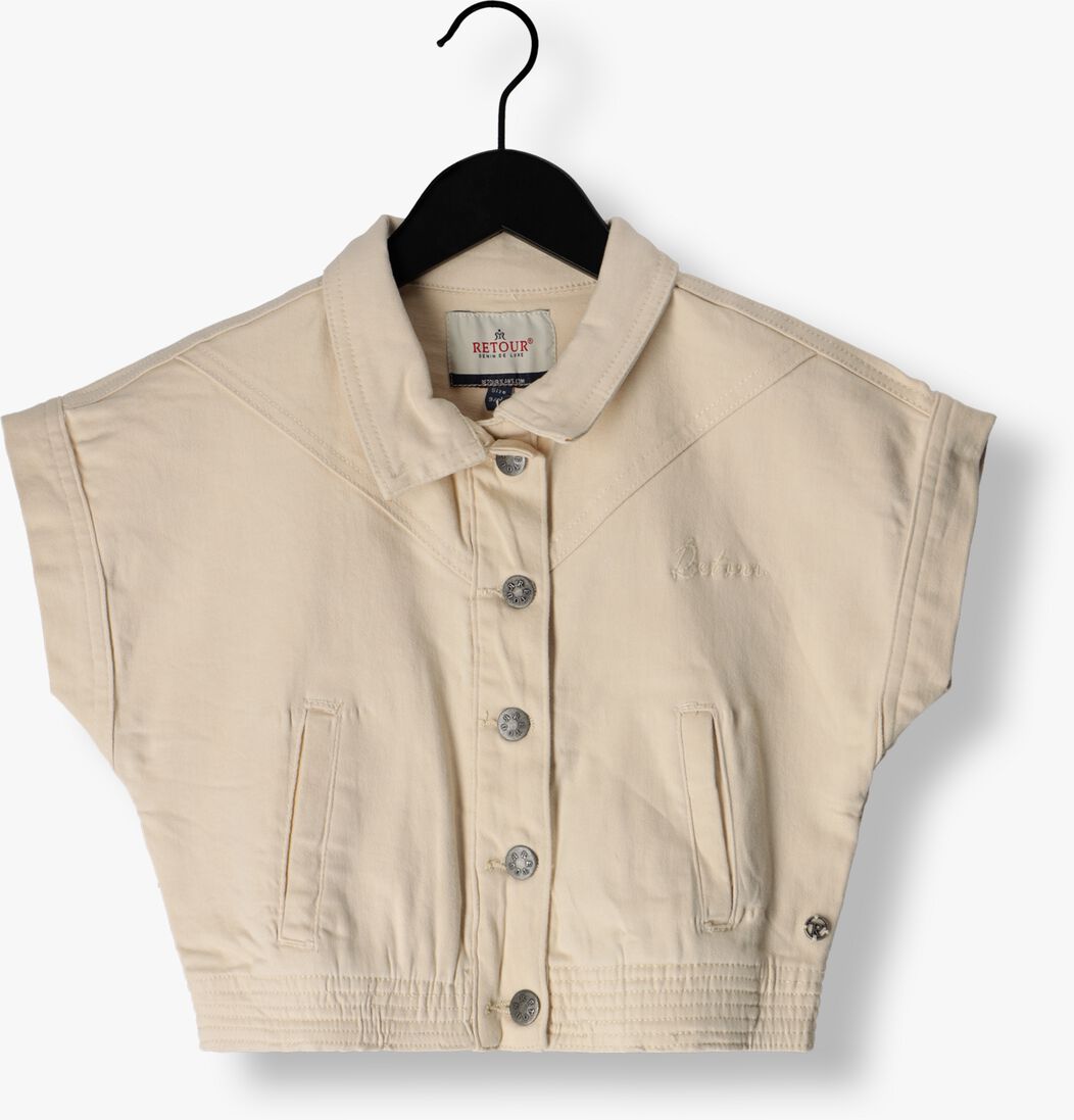 RETOUR beige retour gilet amelie