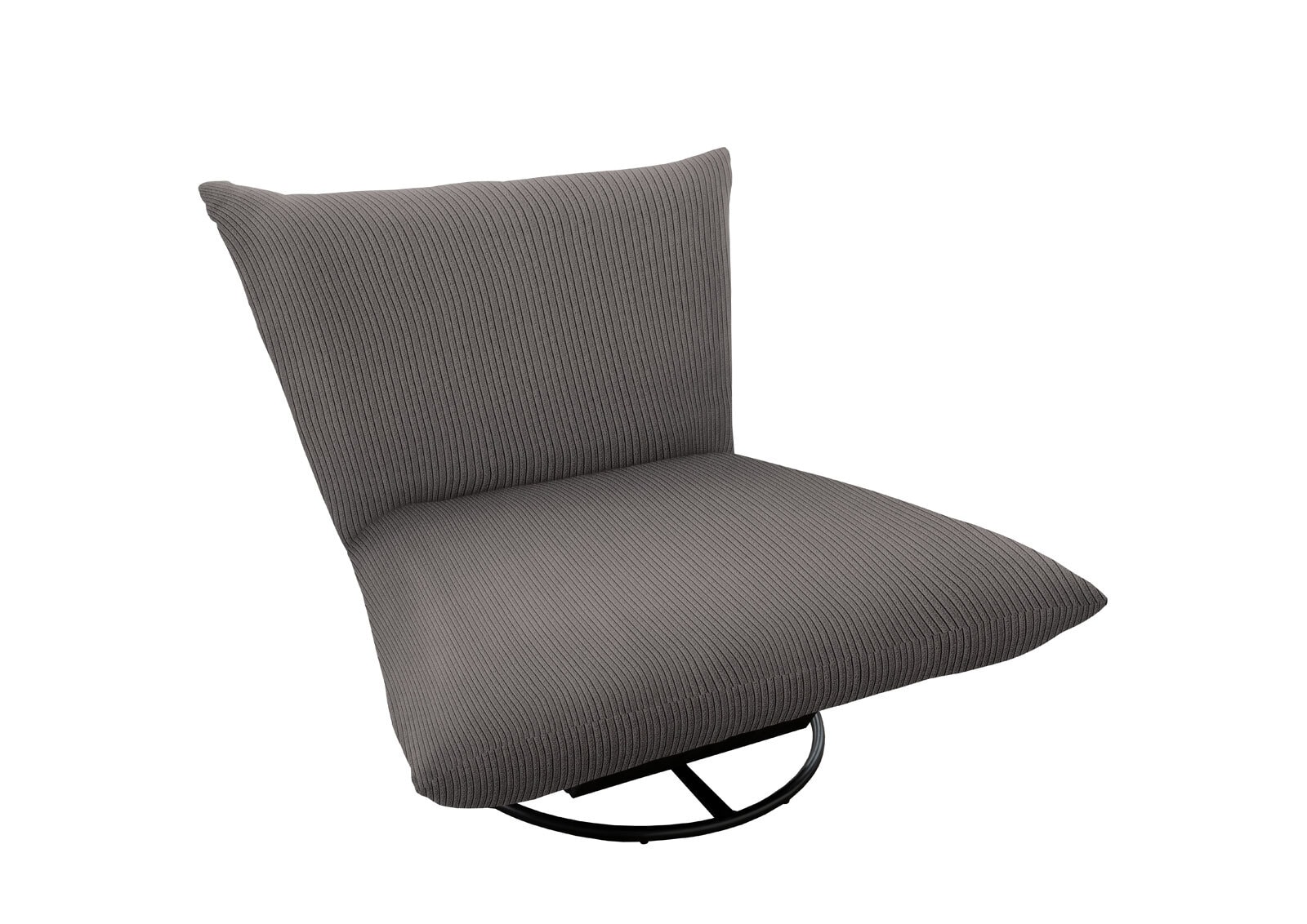 Sessel Cremona 100x78x96 cm grau 360° Cordbezug