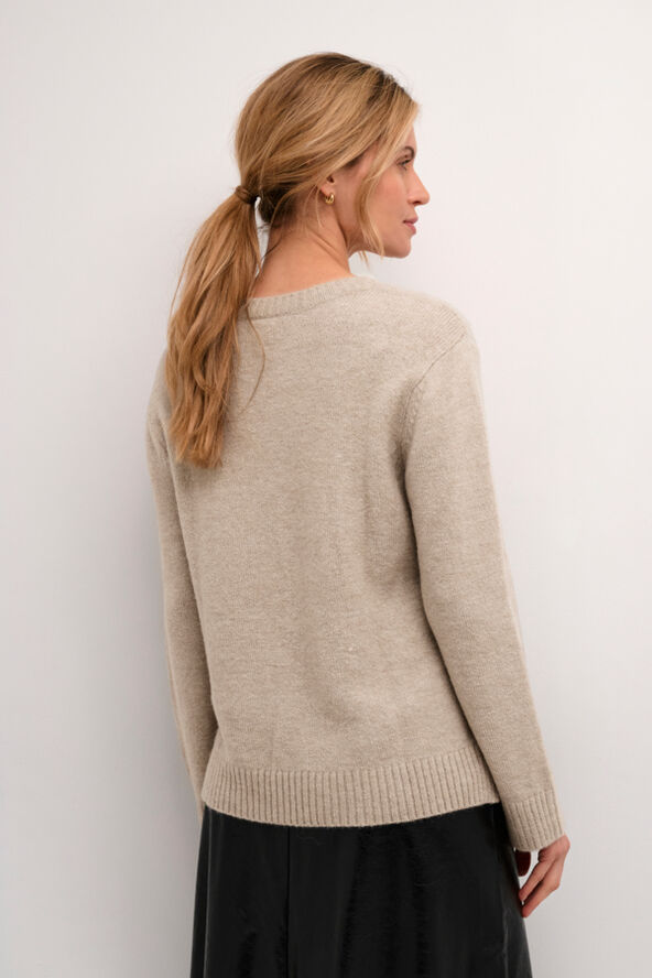Cream CRPumpkin Knit Pullover Ancient scroll