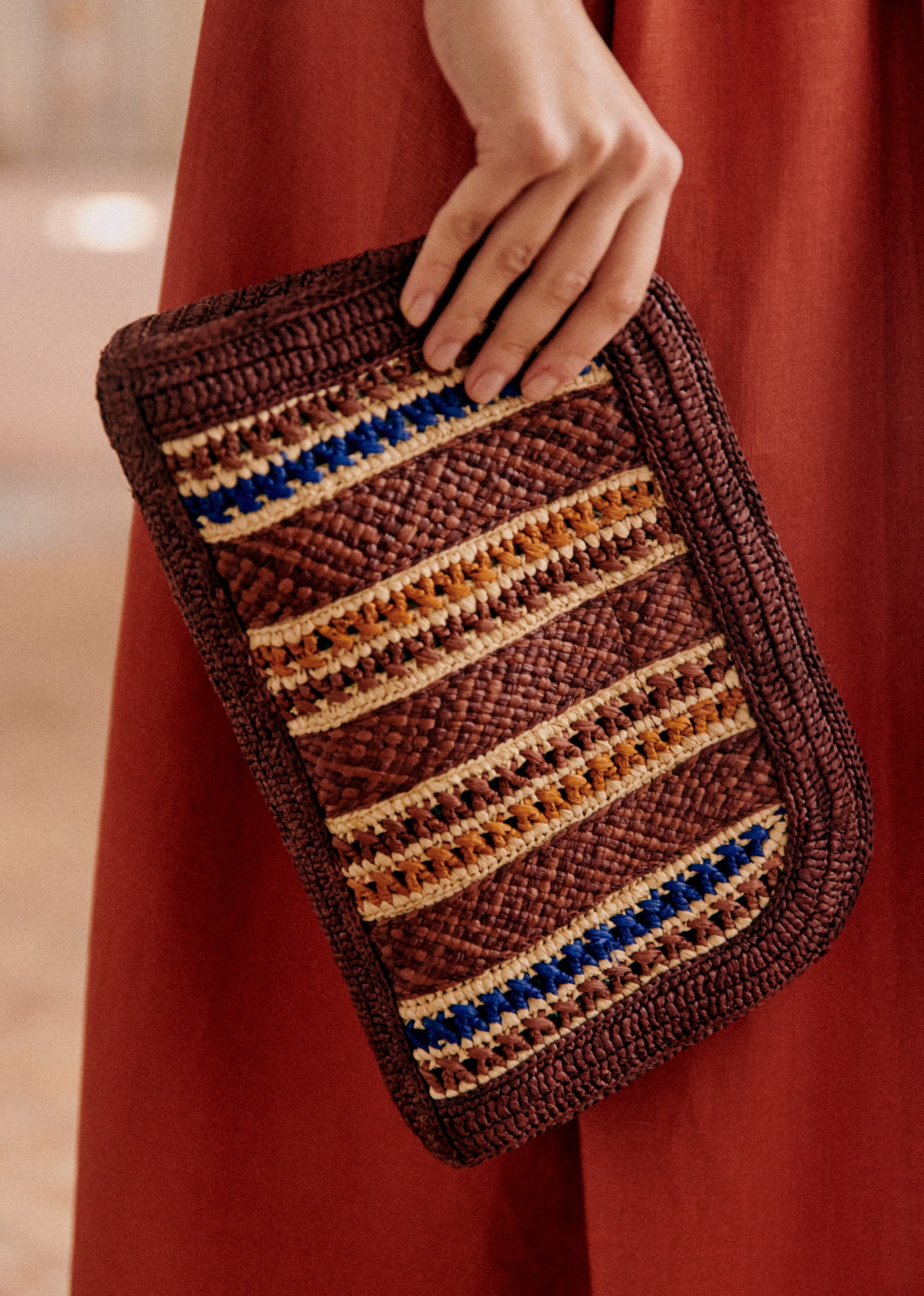 Pochette Carla - Rayures multi - SACS/NEW SACS Nos Paniers 5906396