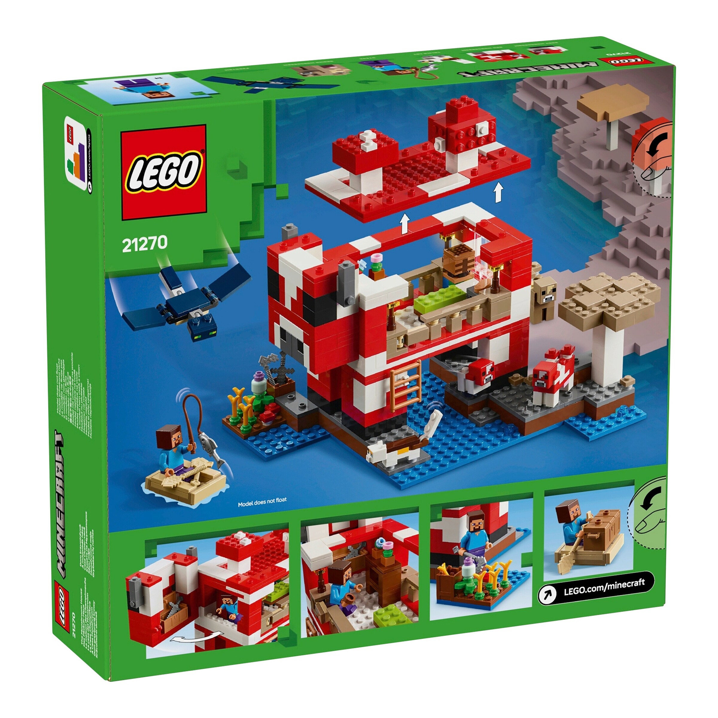 LEGO® - Minecraft 21270 Das Pilzkuh-Haus
