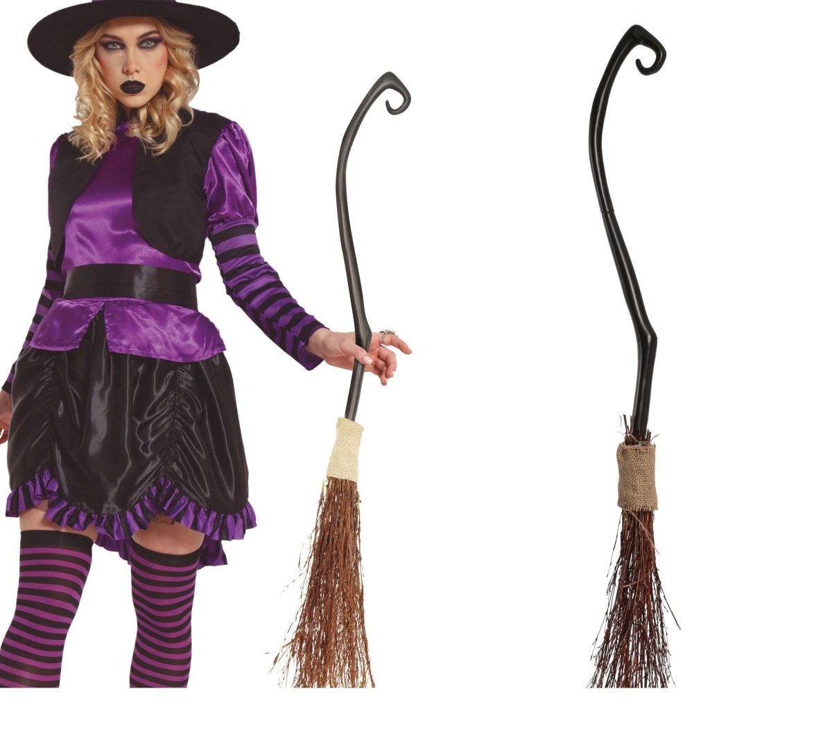 Halloween Heksenbezem 1,15m