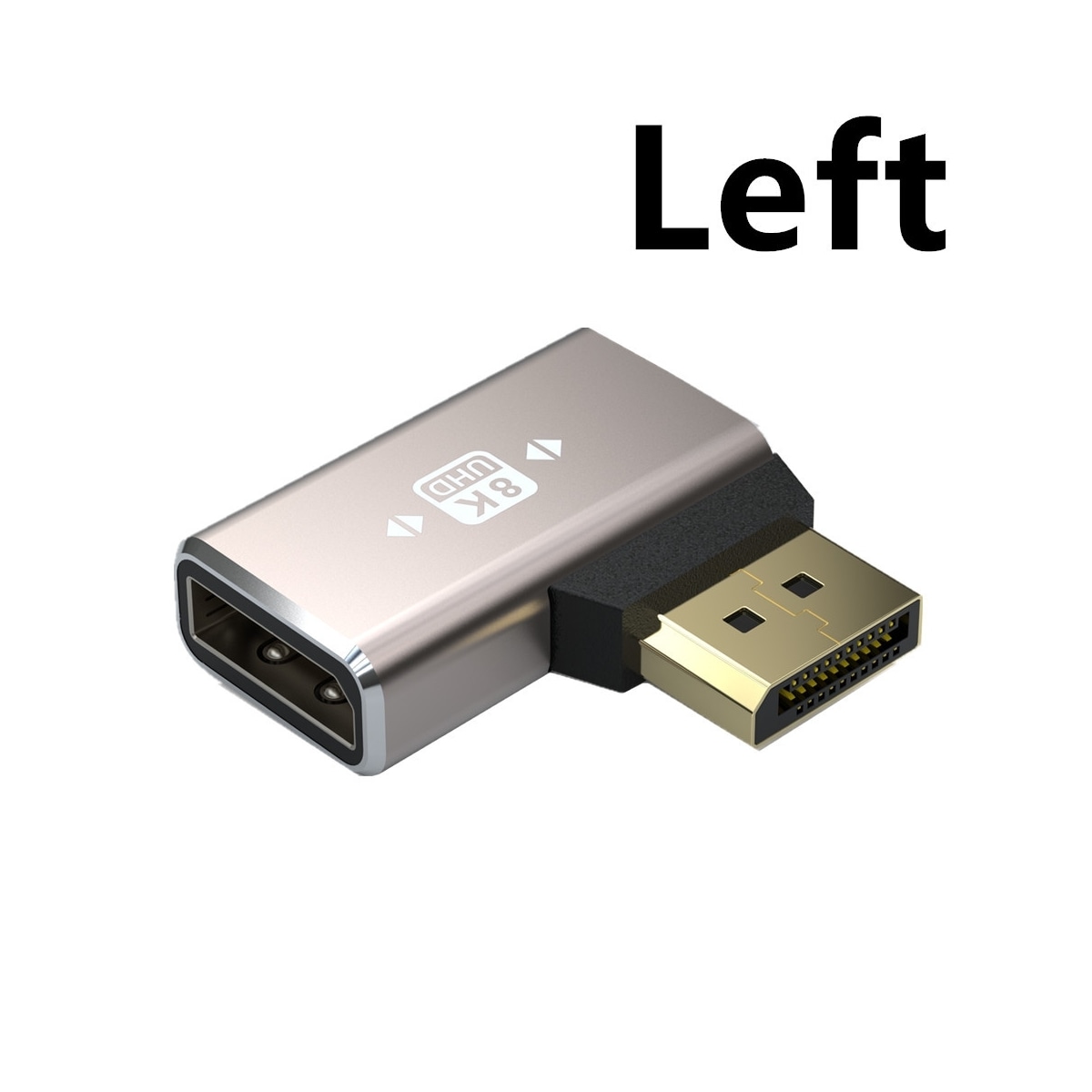 NÖRDIC Displayport-adapter hann til hunn 8K60Hz 4K144/120/60Hz