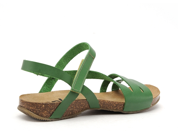 Spike nu pieds plats femme 143 vert