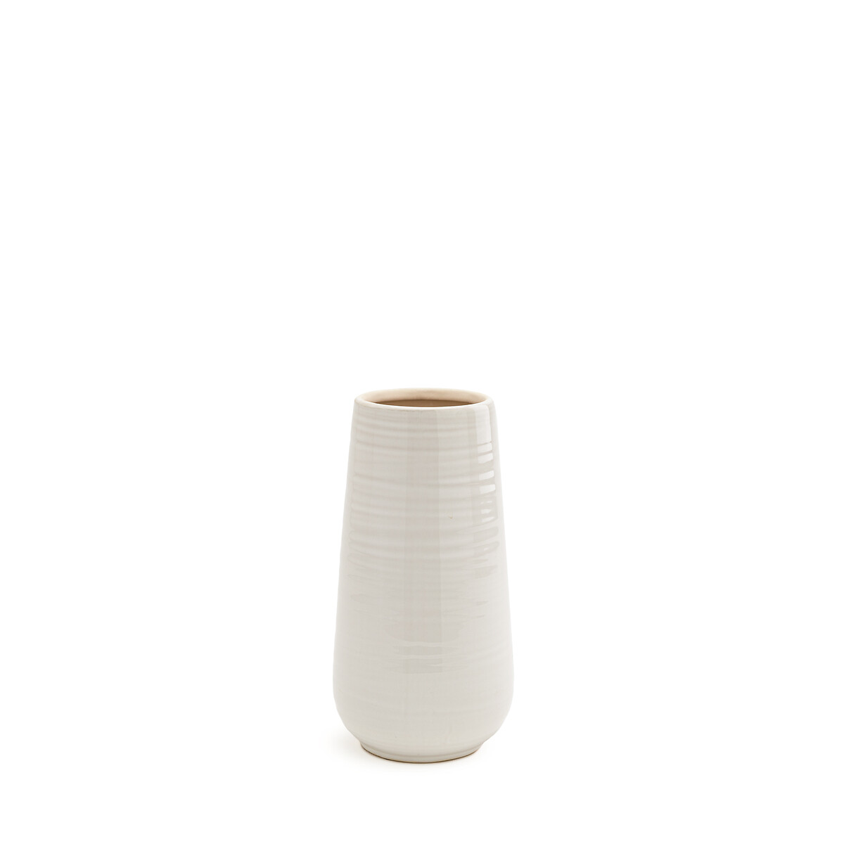 LA REDOUTE INTERIEURS<br>Vaso de cerâmica, esmaltado Alt.29,5 cm, Mikoly