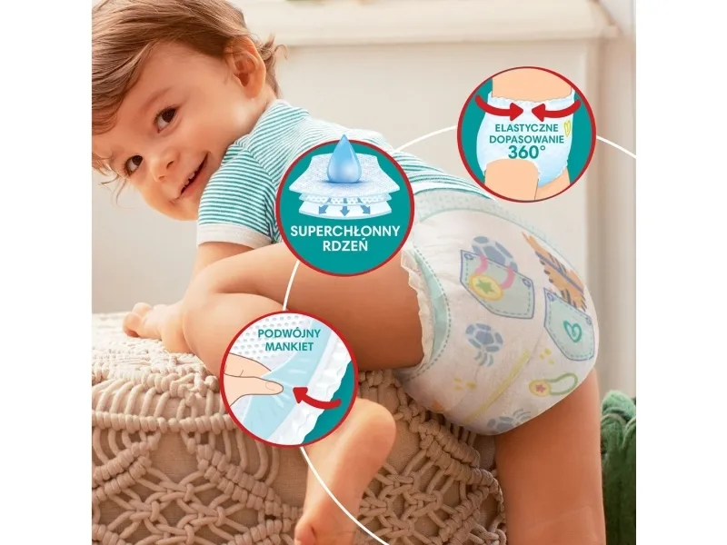 Pampers Sensitive 8006540068632, Vådservietter til baby, Dermatologisk testet, Allergivenlig, Neutral pH, Parfumefri